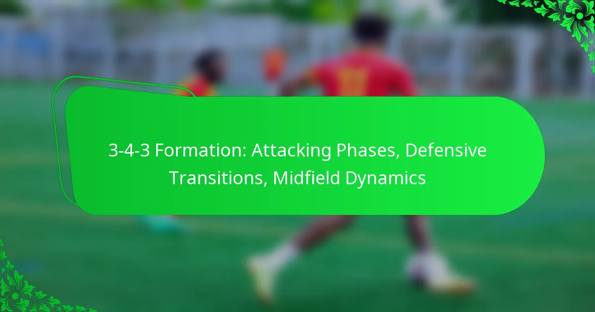 3-4-3 Formation: Attacking Phases, Defensive Transitions, Midfield Play